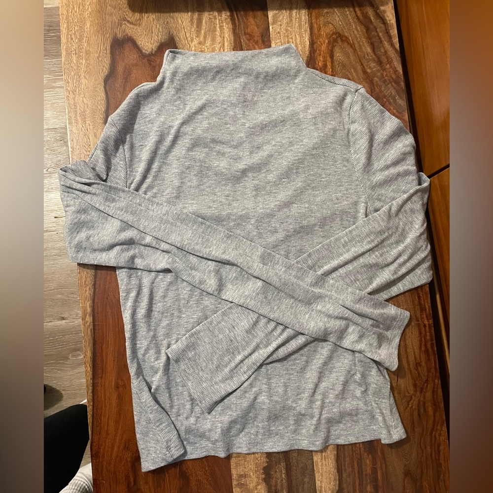 Gray | Go-dry Ultralite Turtleneck Long Sleeve